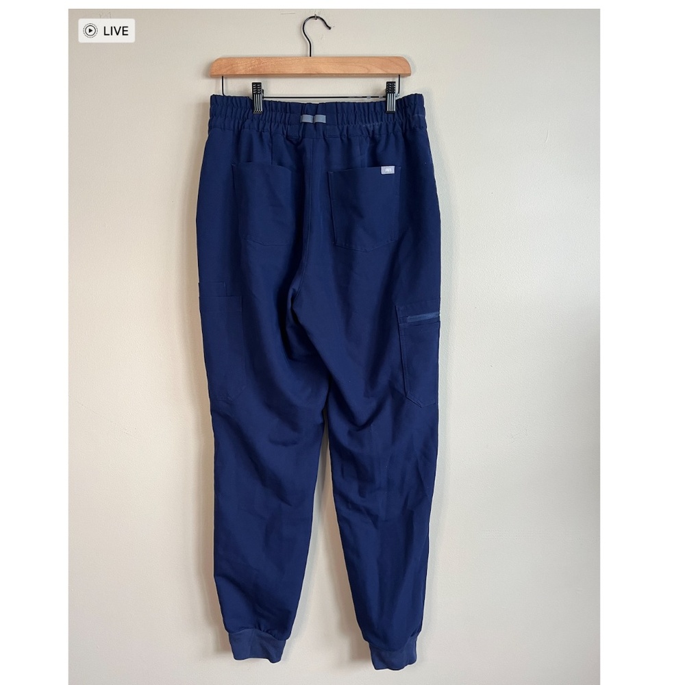 FIGS | Navy High Waisted Uman Relaxed Jogger Scrub Pants (size med TALL) - Picture 7 of 7